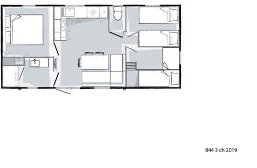 Mobilhome Tout Confort R10 Domaine De Lanniron Quimper Exteriör bild