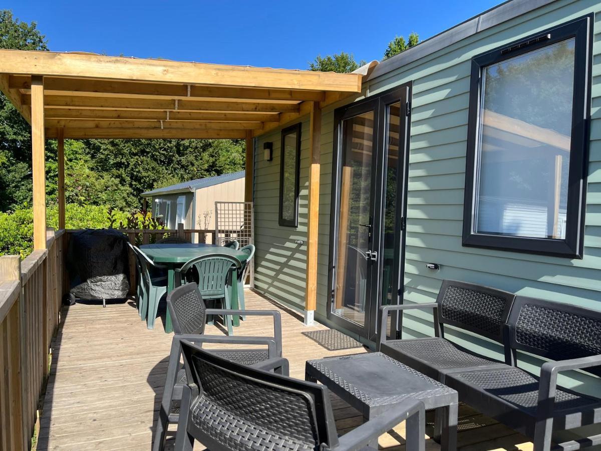Mobilhome Tout Confort R10 Domaine De Lanniron Quimper Exteriör bild